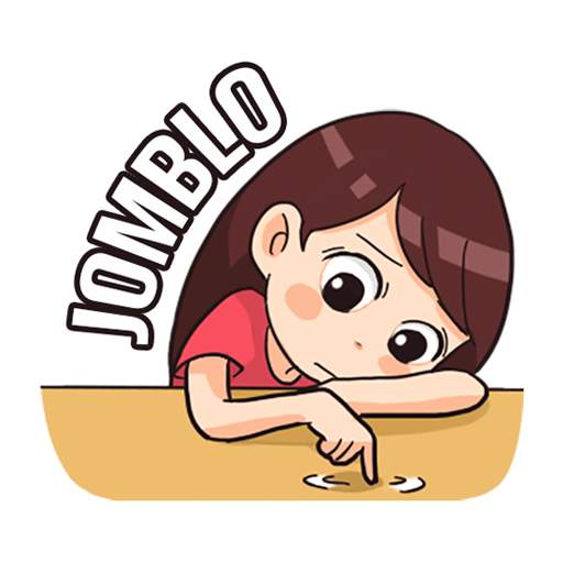 Sticker Jomblo Bucin Happy Ngenes Lucu 1.0