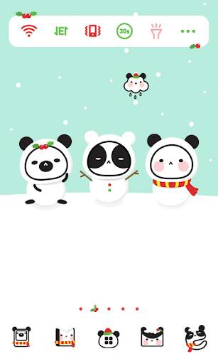 Fanda Snow Man 도돌런처 테마 screenshot 4