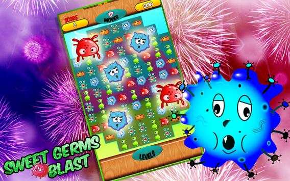 Sweet Germ Crush: Match 3 Game screenshot 3
