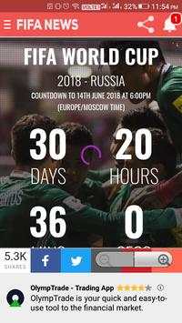 FIFA World Cup News screenshot 1
