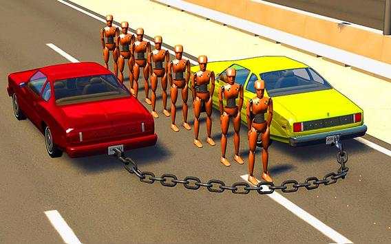 Chained Cars Impossible Tracks Stunt screenshot 3