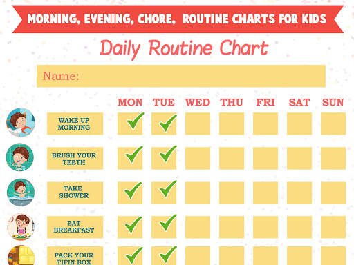 Kids Routine Daily Activities - Day & Night Chores screenshot 10