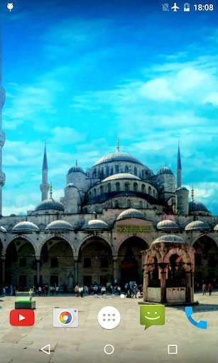 Blue Mosque Video Wallpaper screenshot 2