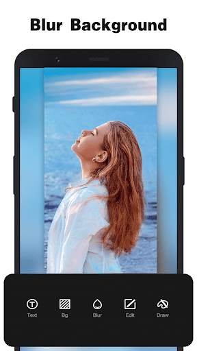 InstaSquare Photo Editor-Blur Image Background 1 تصوير الشاشة