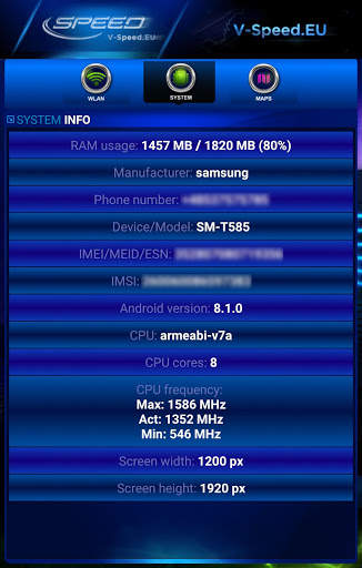 V-SPEED Speed Test screenshot 24