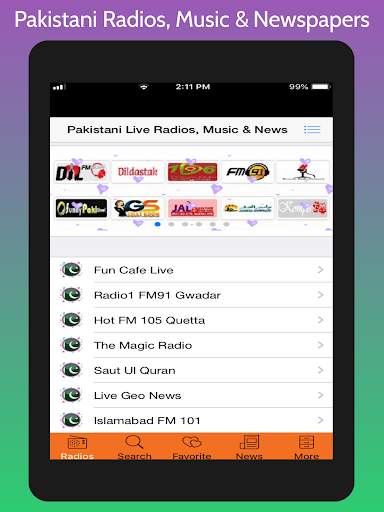 Pakistani Radios, Free Music & Pakistani Newspaper screenshot 15