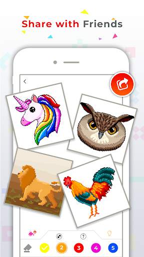Pixal Art : Number Color Game screenshot 4