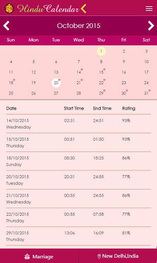 Hindu Calendar screenshot 5