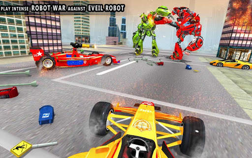 Formula Car Robot Game: Stunt Car Racing Simulator screenshot 5