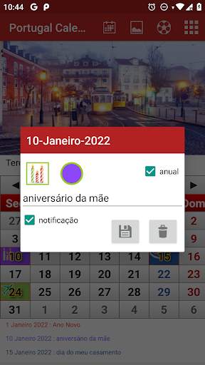 Portugal Calendário screenshot 2