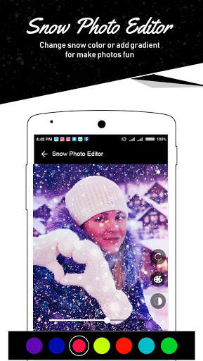Snow Photo Effect screenshot 3