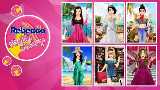 Rebecca Dress Up Game screenshot 3