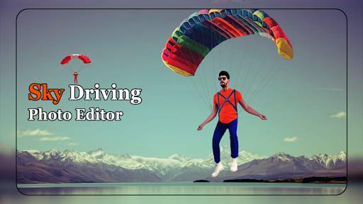 Sky Driving Photo Editor - Sky Driving Photo Frame screenshot 1