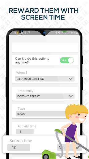Saturday Morning: Busy kids, parental control app screenshot 3