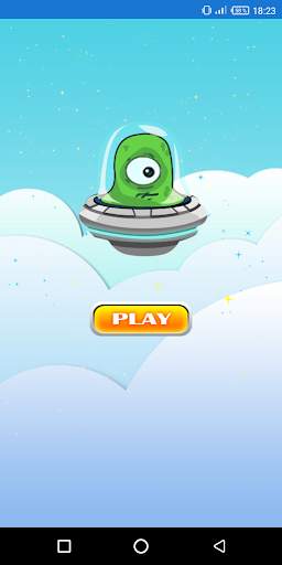 flappy alien game screenshot 1