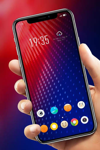 Colorful theme Moto Z4 launcher screenshot 4