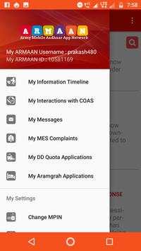 Armaan army app screenshot 2