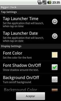 Bigger Clock Widget screenshot 5