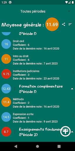 Calcul Moyenne screenshot 4