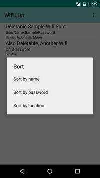 Wifi List screenshot 3