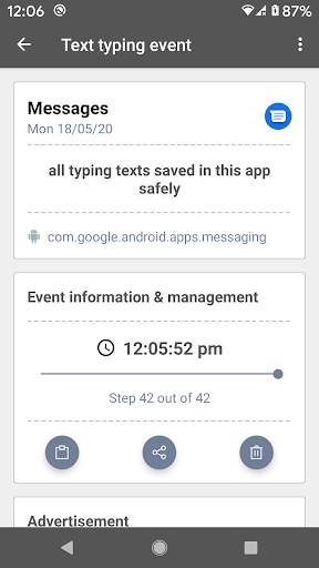 Typing Saver : Key Logger screenshot 5