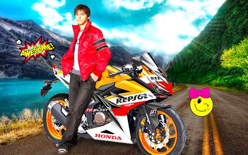 Bikers - Men Women Bike Photo Editor Future Trends screenshot 2