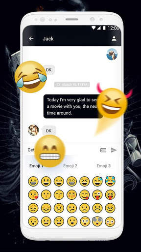 Skull Keyboard Theme screenshot 4