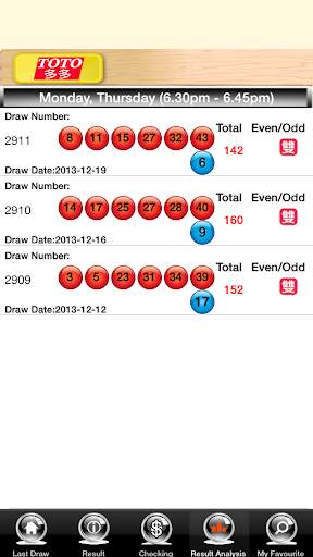 TOTO, 4D Lottery Live Free screenshot 7