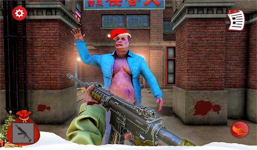 Horror Santa Zombie Game - Modern Zombie Killer screenshot 6