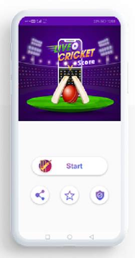 Cricket live score screenshot 2