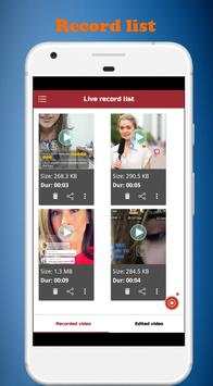 Live recorder - Live screen record, capture, edit screenshot 1
