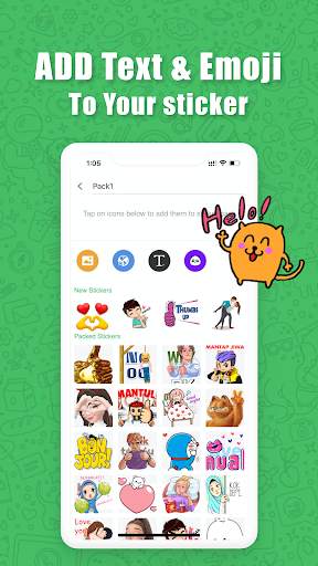 TextSticker 2023 WAStickerApps screenshot 2