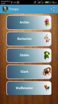 Guide for COC 2016 screenshot 2