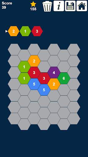 Hexa Games: Hexagon Number Puzzles Collection screenshot 6