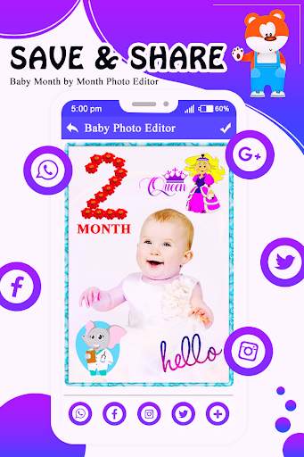 Baby Month by Month Photo Editor screenshot 6