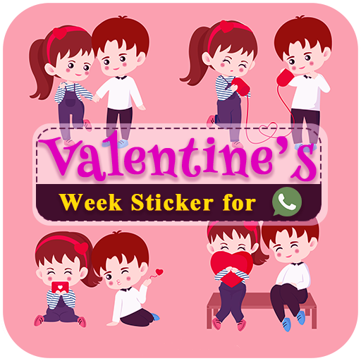 Stiker WA Love valentine classic 2020 icon