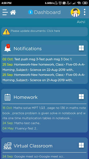C M Panchakattimath IND PU College Parent App screenshot 3
