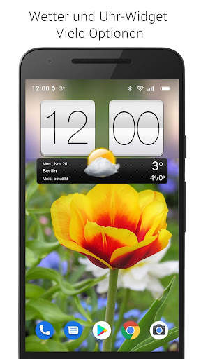 Sense V2 Flip Clock & Weather screenshot 9