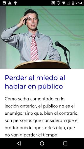 Curso de Oratoria screenshot 3
