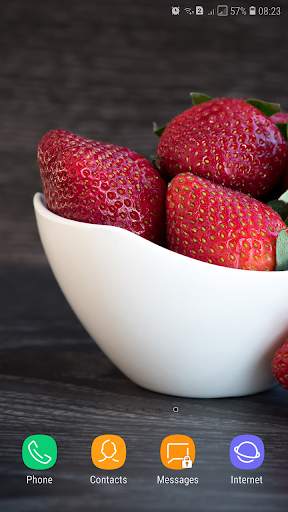 Strawberry Wallpaper 4 تصوير الشاشة
