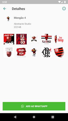 Flamengo Stickers 8 تصوير الشاشة
