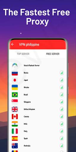 VPN Philippines - Free VPN Proxy & Secure Service‏ screenshot 5