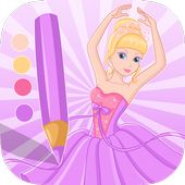 Princess Coloring Game icon