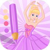 Princess Coloring Game logo