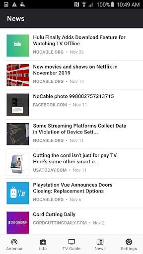 NoCable - OTA Antenna & TV Guide App screenshot 6