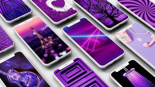 Purple Art Wallpaper - HD Quality 4K screenshot 1