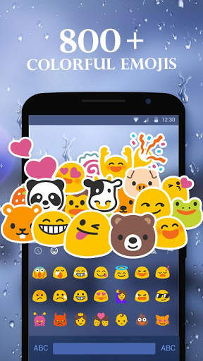 Water Drops Theme - Keyboard Theme for Android screenshot 2