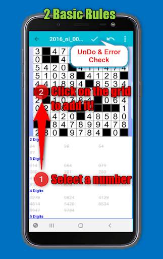 Jeu de Chiffre Casés, Numerox screenshot 4