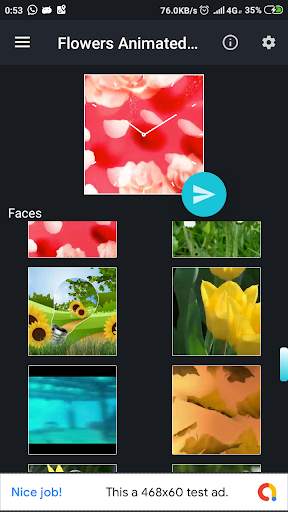 Flowers Animated Watch Faces screenshot 1