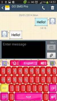 Candy Rainbow Keyboard screenshot 3
